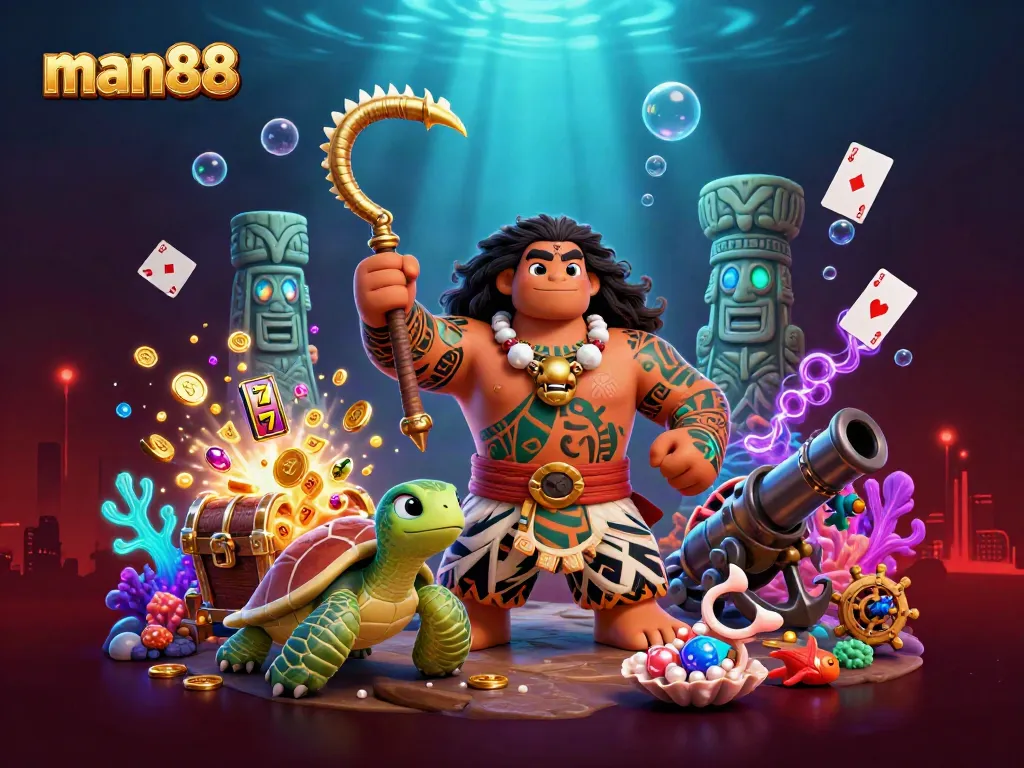 Experience thrilling gameplay with man88 featuring vibrant Polynesian characters and dazzling slots.