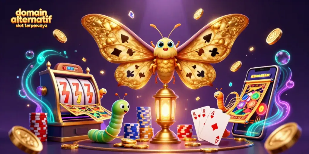 Experience the excitement of domain alternatif slot terpercaya with vibrant casino elements and stunning visuals.