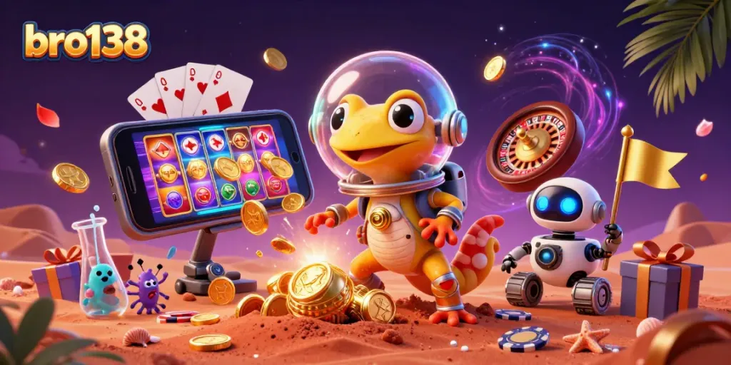Spin to win big with bro138 at an exciting casino adventure on Mars!
