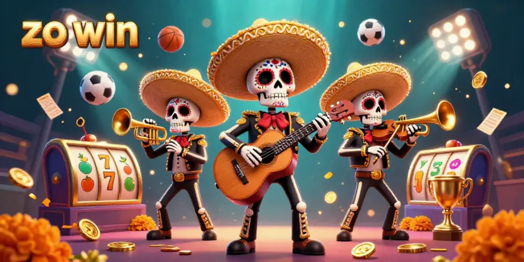 Experience the vibrant world of zo win with dynamic casino elements and engaging 3D characters.