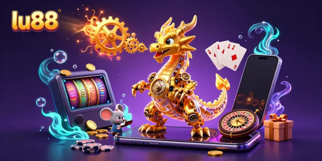 Experience thrilling gameplay with lu88's golden dragon and innovative casino elements.
