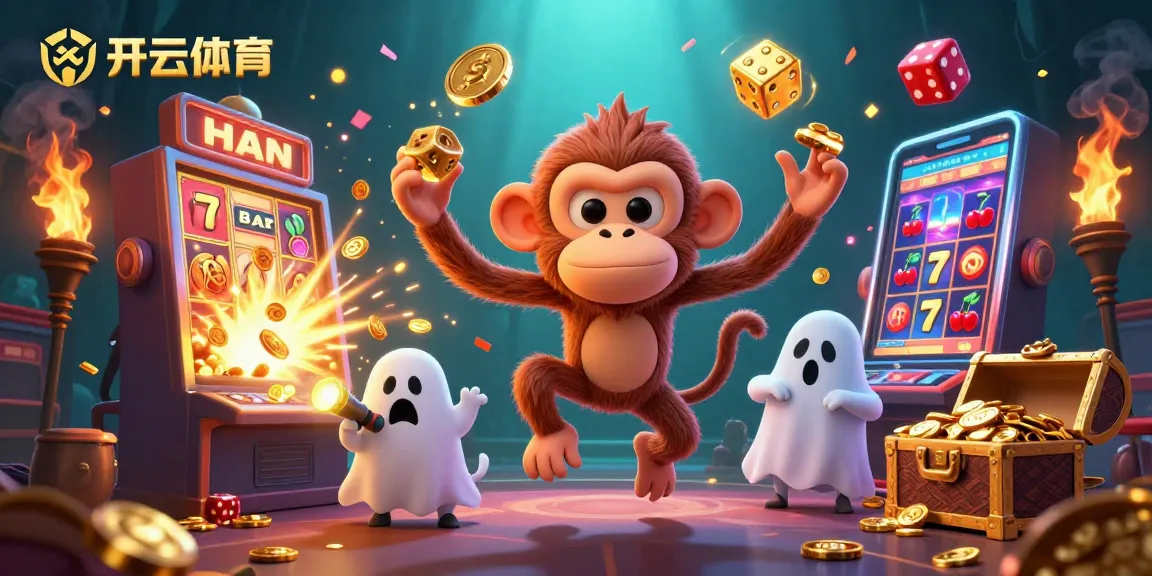 Engage in exhilarating gaming at 开云体育 with lively 3D casino action featuring characters and vibrant game elements.
