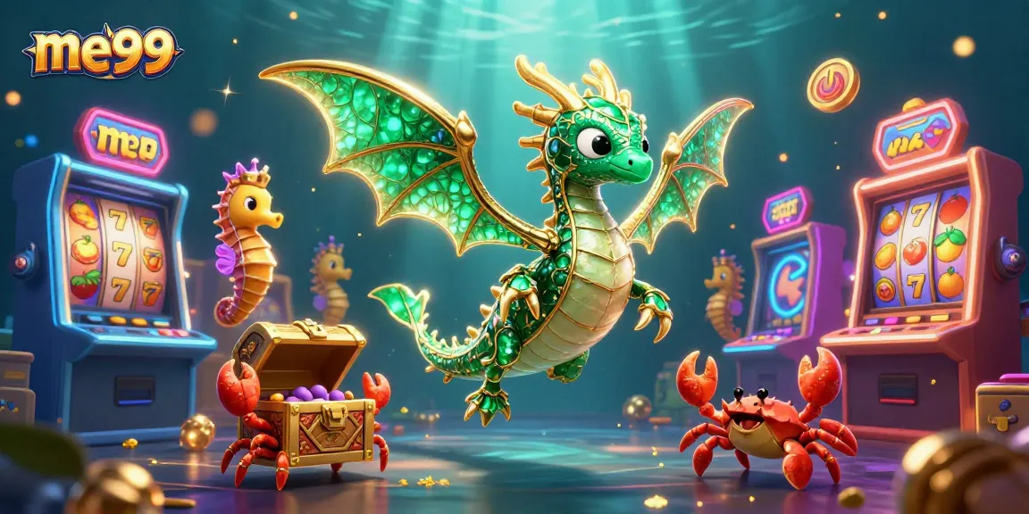 Spin the reels at me99 as vibrant sea creatures celebrate casino wins underwater