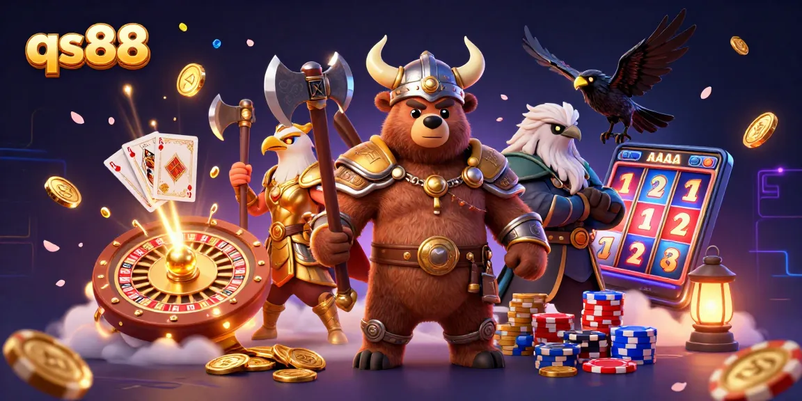Engage with qs88 gaming by enjoying thrilling casino action with Viking characters and exciting game elements.