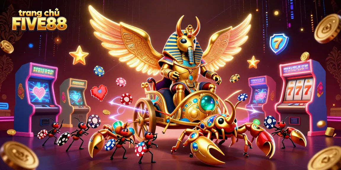 Experience the thrill of gaming at trang chủ FIVE88 with captivating casino visuals.