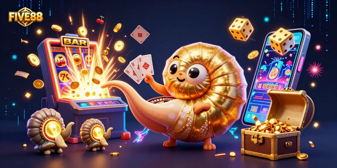 Engage with FIVE88's vibrant casino world, featuring enchanted virtual gaming and thrilling jackpots.