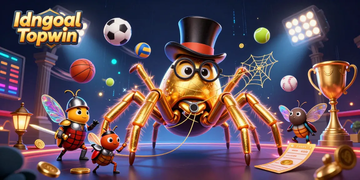 Engage with the vibrant world of Idngoal Topwin as characters immerse in thrilling sports betting action.