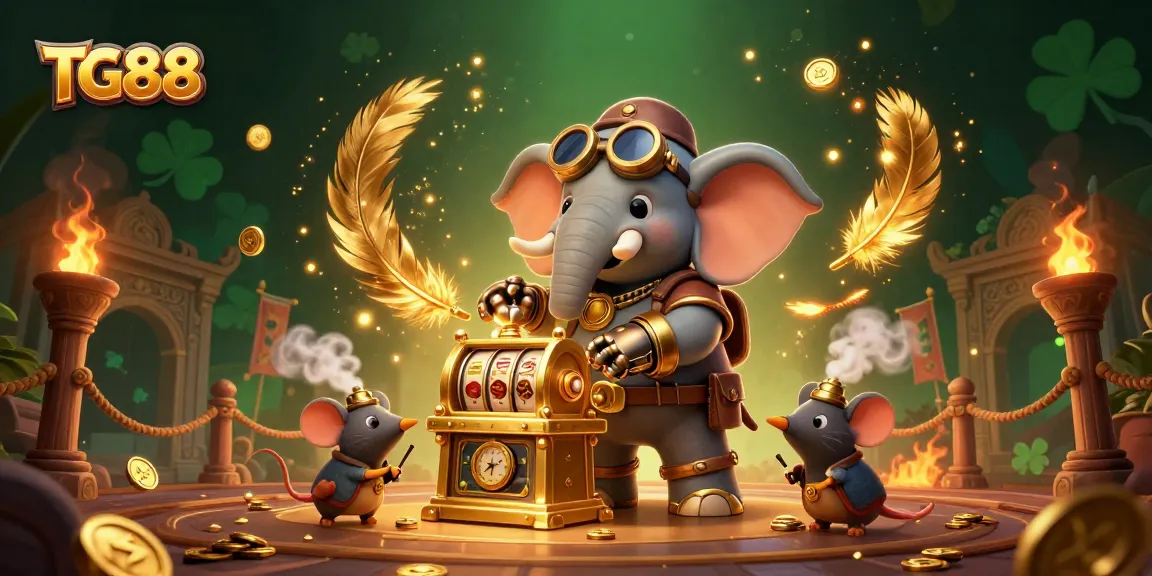 Engage in thrilling gameplay at TG88 with exciting slot machines and vibrant gaming elements.