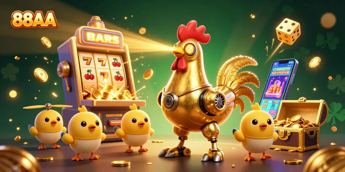 Experience thrilling slots with 88AA’s vibrant 3D casino scene featuring interactive gameplay elements and rich visuals.