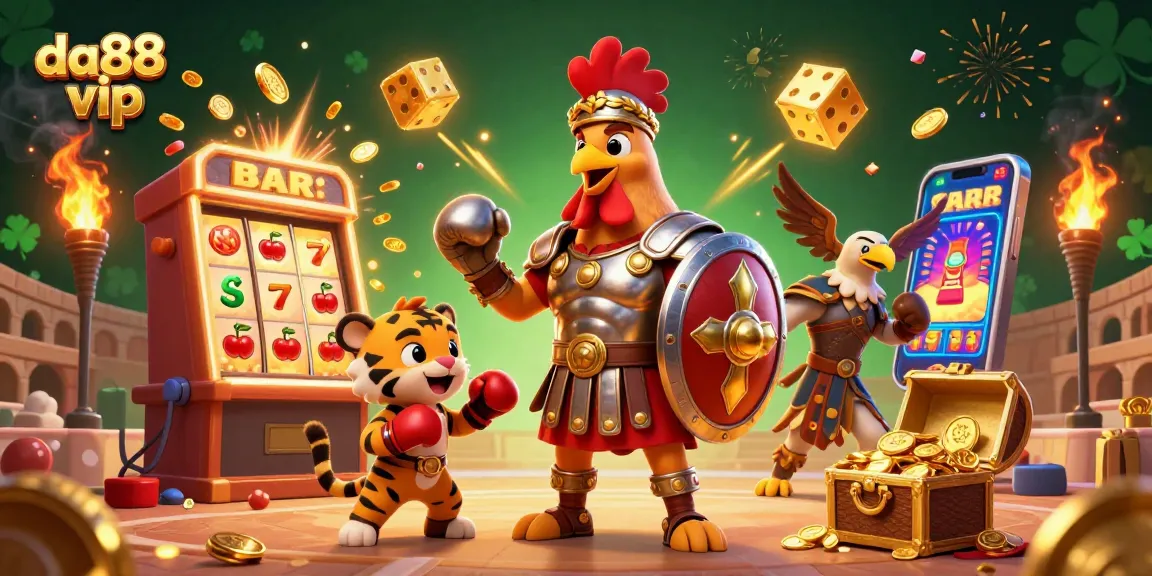 Experience thrilling wins at da88 vip with dynamic slot games and vibrant casino elements